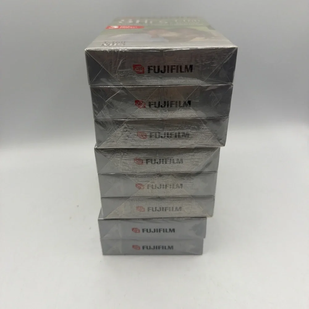 Lot of 8 Fujifilm T-160 VHS Blank Video Cassette Tapes 8 Hours EP Mode Sealed